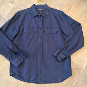 Banana Republic Dark Blue Casual Button Down Shirt